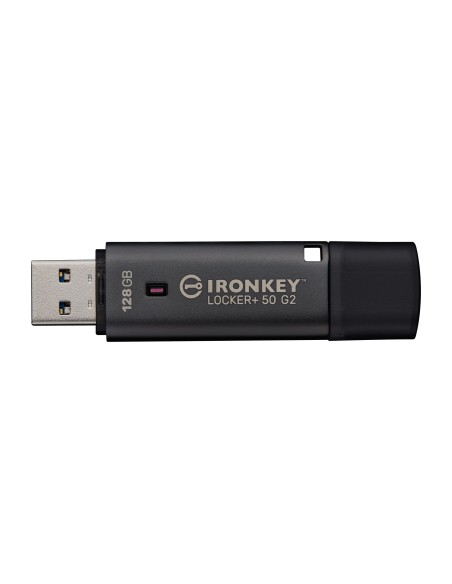 Kingston Technology IronKey 128GB Locker Plus 50 G2, FIPS 197, AES-256