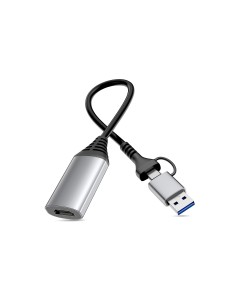 Equip 133498 adattatore grafico USB 1920 x 1080 Pixel Grigio