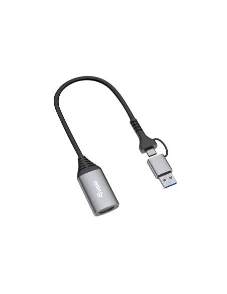 Equip 133498 adattatore grafico USB 1920 x 1080 Pixel Grigio