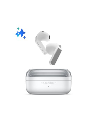 Samsung Galaxy Buds4, White, Corpo in metallo, Altoparlante a 1 via, equalizzatore adattivo, Chiamate cristalline, Audio a