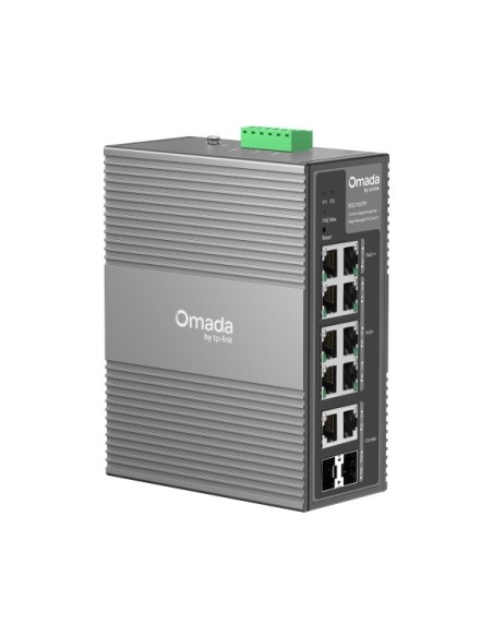 TP-Link Omada IES210GPP switch di rete Gestito Gigabit Ethernet (10 100 1000) Supporto Power over Ethernet (PoE) DIN rail Grigio