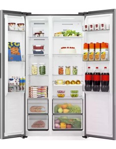 Hisense RS3P558NEIE frigorifero side-by-side Libera installazione 544 L Grigio 2