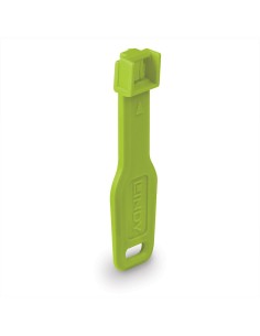 Lindy 47894 clip sicura Bloccaporte + chiave RJ-45 Verde Acrilonitrile butadiene stirene (ABS) 10 pz 2
