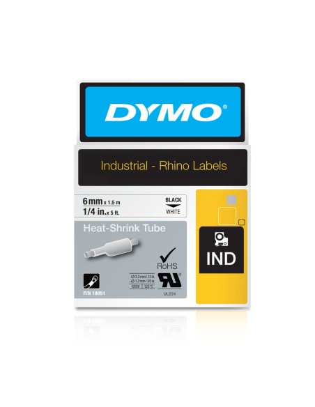 DYMO Etichette per tubi termoretraibili IND