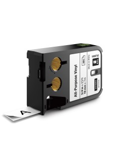 DYMO XTL nastro in vinile multiuso | 19 mm | nero su bianco