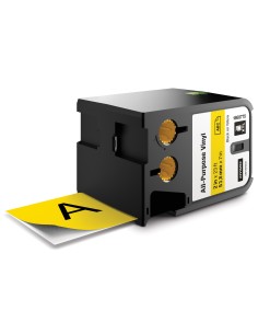 DYMO XTL nastro in vinile multiuso 54 mmnero su giallo