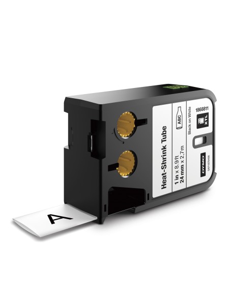 DYMO XTL guaine termorestringenti 24 mmnero su bianco