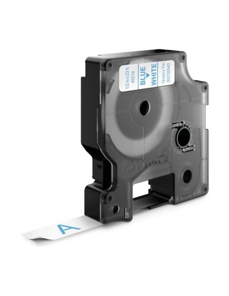 DYMO D1 - Standard Etichette - Blu su trasparente - 12mm x 7m
