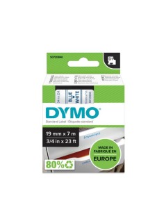 DYMO D1 - Standard Etichette - Blu su bianco- 19mm x 7m 2