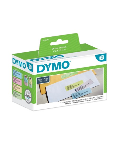 DYMO LW - Etichette in vari colori- 28 x 89 mm - S0722380