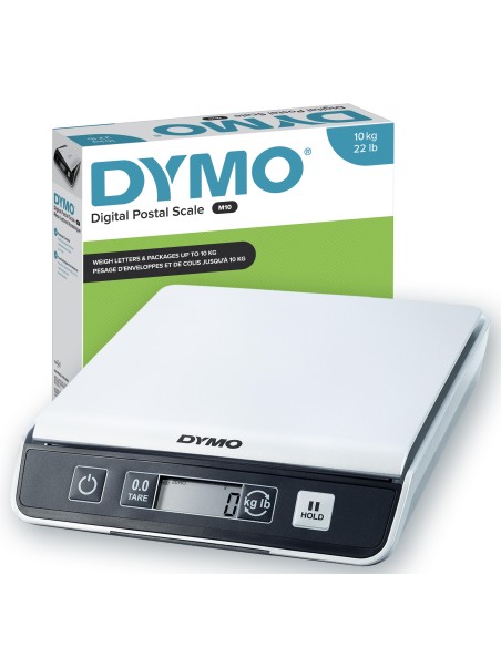 DYMO M10 per pacchi e spedizioni Bilancia digitale | capacità fino a 10KG | 20 cm x 20 cm