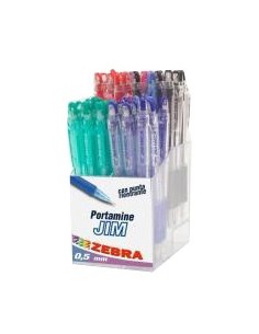 Zebra Jimnie Nero, Blu, Verde, Rosso 50 pz