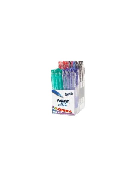 Zebra Jimnie Nero, Blu, Verde, Rosso 50 pz