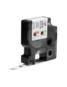 DYMO Rhino etichette industriali in vinile autoadesive | rotolo da 12 mm x 5,5 m | stampa nera su bianco 2