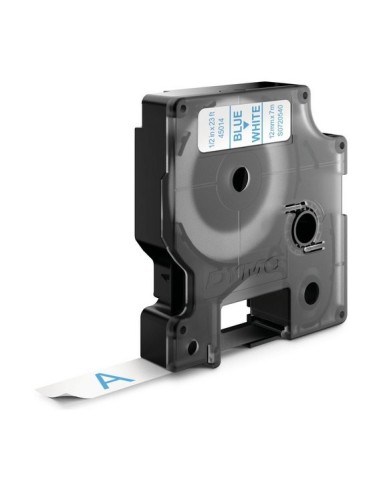 DYMO D1 - Standard Etichette - Blu su trasparente - 12mm x 7m