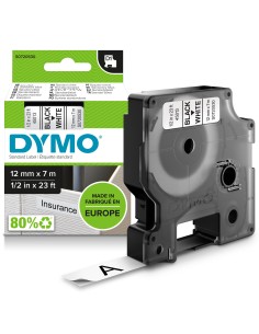 DYMO D1 etichette originali | stampa nera su bianco | 12 mm x 7 m | etichette autoadesive per etichettatrice LabelManager | 1