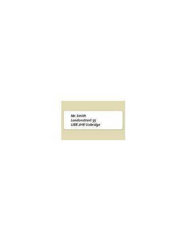 DYMO High Capacity Address Labels 89mm x 28mm etichetta autoadesiva Nero, Bianco 2100 pz