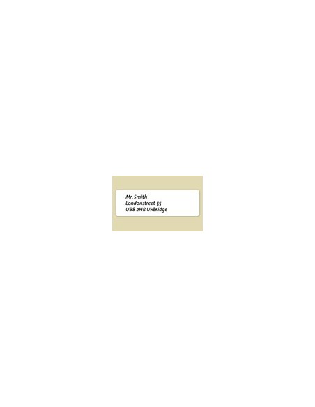 DYMO High Capacity Address Labels 89mm x 28mm etichetta autoadesiva Nero, Bianco 2100 pz