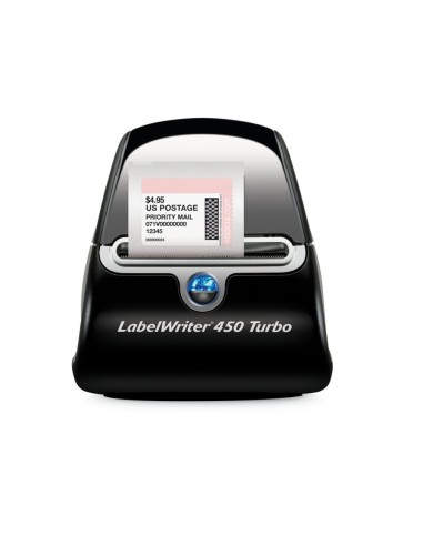 DYMO LabelWriter 450 Turbo + 2 labels Box stampante per etichette (CD) Termica diretta 300 x 300 DPI Cablato