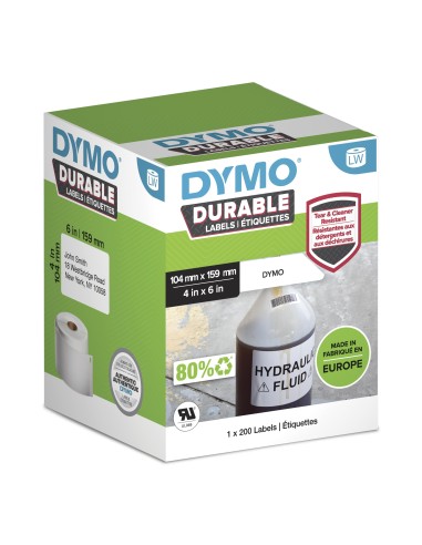 DYMO Durable Bianco Etichetta per stampante autoadesiva
