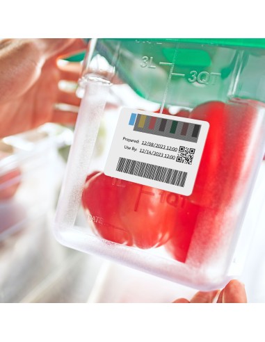 DYMO Etichette originali LabelWriter per la rotazione delle scorte nel settore alimentare | 54 mm x 70 mm | 400 etichette