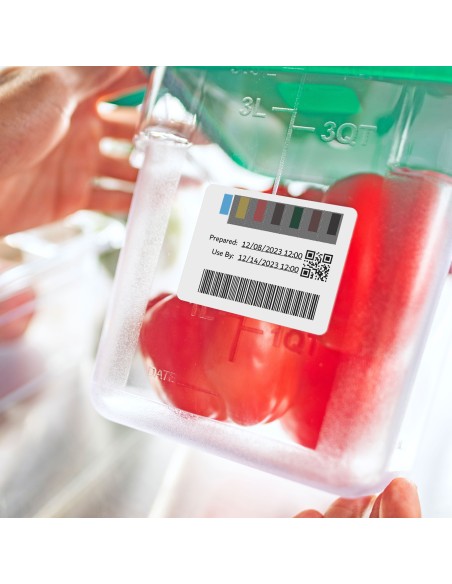 DYMO Etichette originali LabelWriter per la rotazione delle scorte nel settore alimentare | 54 mm x 70 mm | 400 etichette