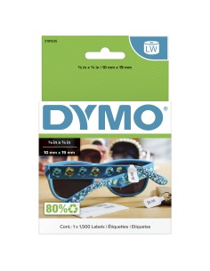 DYMO Etichette originali LW 2-Up per cartellini prezzo | 10 mm x 19 mm | Etichette per stampanti LabelWriter | 1 rotolo da 1500