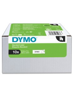 DYMO D1 etichette originali | 9 mm x 7 mm | stampa nera su bianco | etichette autoadesive per etichettatrice LabelManager | 10