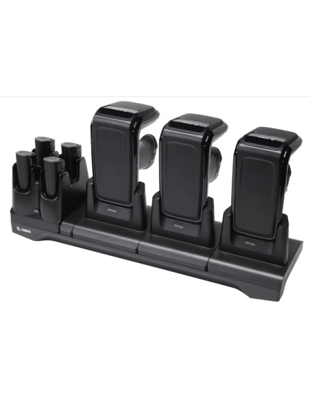 Zebra CRD3S4T-RFD49-UNIV-CHG-1R Caricabatterie per dispositivi mobili Lettore RFID Nero AC Interno