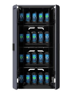 Zebra CS-CAB-3-FLTPK-B-EMEA armadio di stoccaggio industriale Grigio
