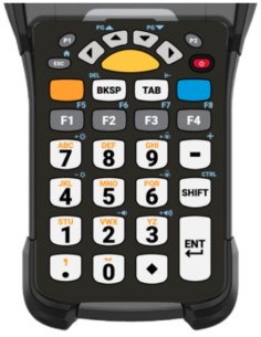 Zebra KYPD-MC9329NMR-01 tastiera per dispositivo mobile Alfanumerico Inglese Nero, Bianco