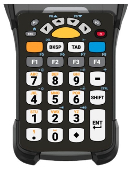 Zebra KYPD-MC9329NMR-01 tastiera per dispositivo mobile Alfanumerico Inglese Nero, Bianco