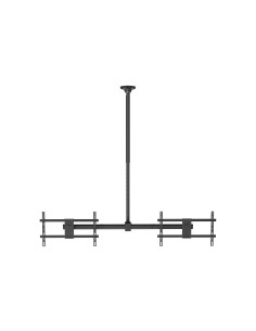 Equip 650376 Supporto TV a parete 152,4 cm (60") Nero 2