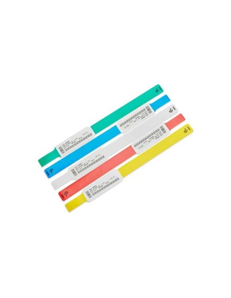 Zebra Z-Band UltraSoft Blu, Bianco Braccialetti da ospedale