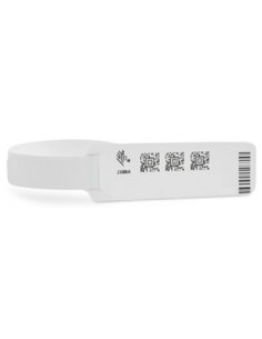 Zebra Z-Band UltraSoft Bianco Braccialetti da ospedale
