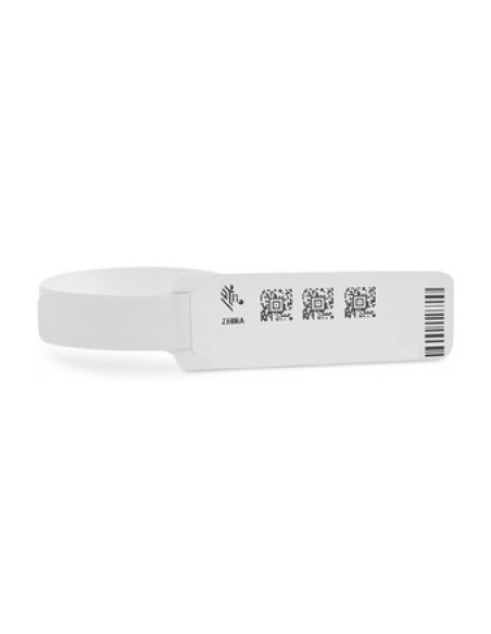 Zebra Z-Band UltraSoft Bianco Braccialetti da ospedale