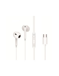 Conceptronic BRENDAN02W cuffia e auricolare Cablato In-ear Musica e Chiamate USB tipo-C Bianco