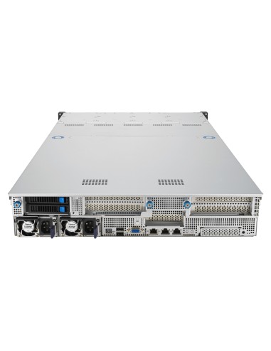 ASUS RS521A-E12-RS12U Socket SP5 Armadio (2U) Nero, Argento