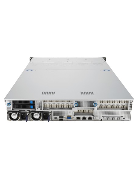 ASUS RS521A-E12-RS12U Socket SP5 Armadio (2U) Nero, Argento