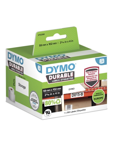 DYMO Durable Bianco Etichetta per stampante autoadesiva