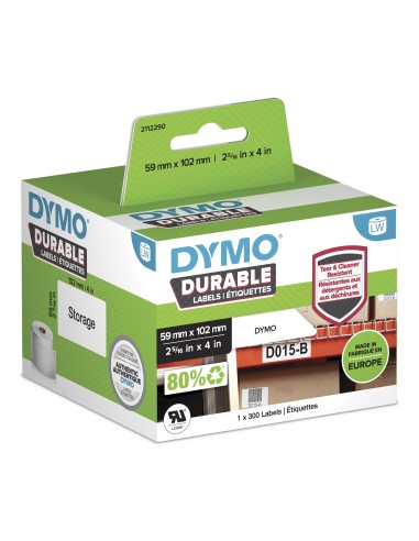 DYMO Durable Bianco Etichetta per stampante autoadesiva