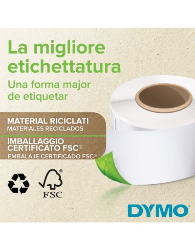 DYMO Durable Bianco Etichetta per stampante autoadesiva