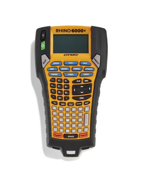 DYMO Rhino 6000+ Etichettatura industriale con custodia | Etichettatrice ricca di funzioni con connessione al PC