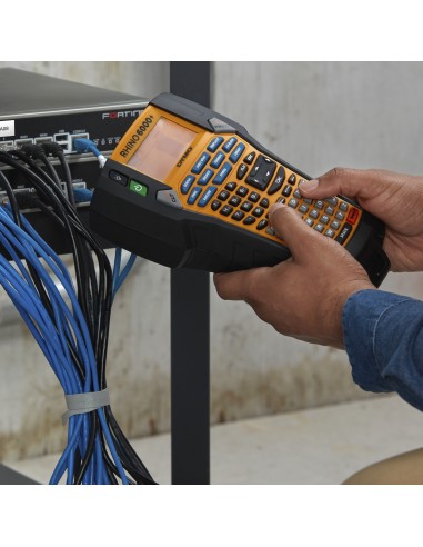 DYMO Rhino 6000+ Etichettatura industriale con custodia | Etichettatrice ricca di funzioni con connessione al PC