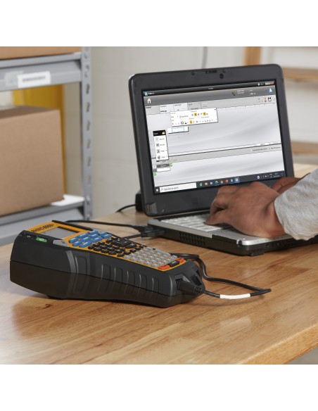 DYMO Rhino 6000+ Etichettatura industriale con custodia | Etichettatrice ricca di funzioni con connessione al PC
