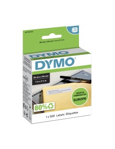 DYMO LW etichette di ritorno originali | 25 mm x 54 mm | 12 rotoli da 500 etichette facilmente staccabili | autoadesive | per