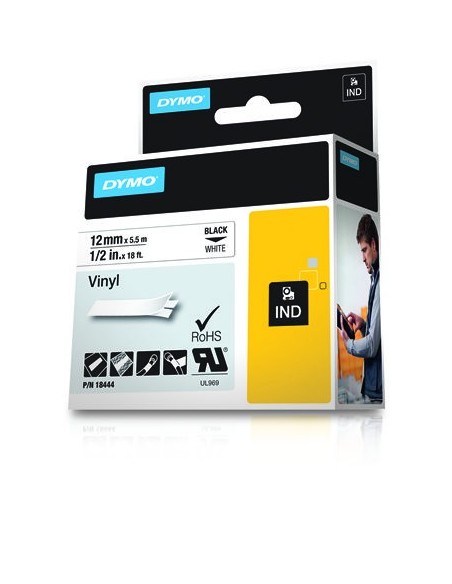 DYMO Etichette in vinile IND- 12mm x 5,5m