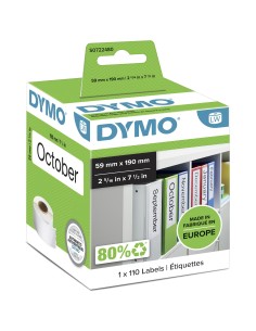 DYMO LW etichette multiuso LAF originali | 59 mm x 190 mm | rotolo da 110 etichette facilmente staccabili | autoadesive | per