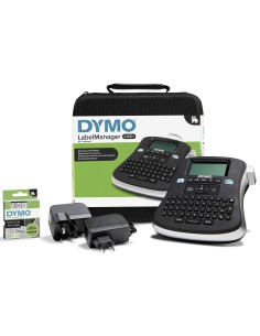 DYMO LabelManager 210D+ kit etichettatrice portatile | tastiera QWERTY | con custodia ed etichette D1 12 mm stampa nero su