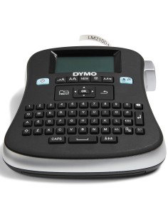 DYMO LabelManager 210D+ kit etichettatrice portatile | tastiera QWERTY | con custodia ed etichette D1 12 mm stampa nero su 2